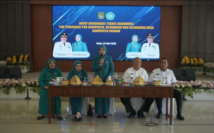 Sekretaris Daerah Kabupaten Asahan Buka Rakornis PKK