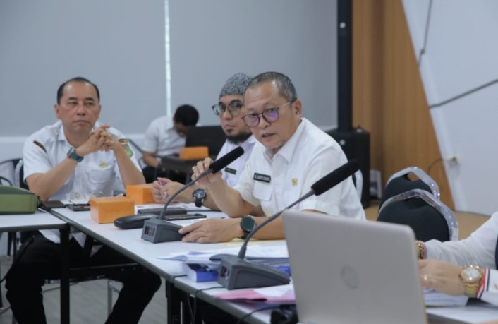 Rapat Evaluasi RPJPD Kabupaten Asahan 2025 - 2045 Di Bappelitbang Provsu