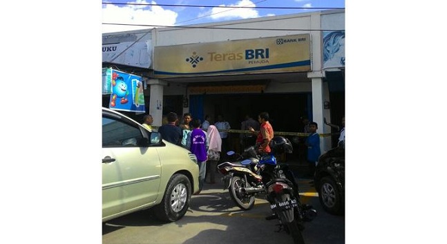 Bank BRI di Pekanbaru Dirampok, Rp 97 Juta Digasak