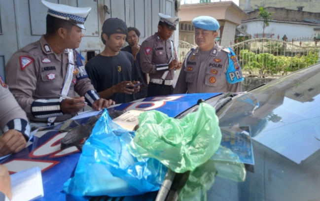 Ops Patuh Toba Hari ke 11 Polres Tebing Tinggi Tindak 538 Pelanggar Lalu Lintas