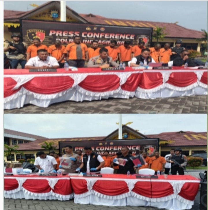 WOW,.. Luar Biasa Polres Inhu Sita 33 Motor Dari Hasil Curanmor Serta Pemalsu STNK Dibekuk