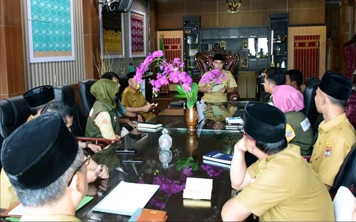 Bupati Ucapkan Terimakasih Saat Audiensi Kepada Delegasi PMIM Angkatan Ke-16