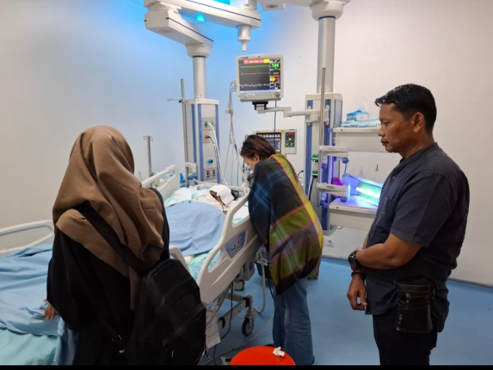 Akibat Luka Bakar Serius Korban Dirawat Namun Akhirnya Meninggal Dunia, Kapolres Inhu Ucapkan Belasungkawa  Kepadanya