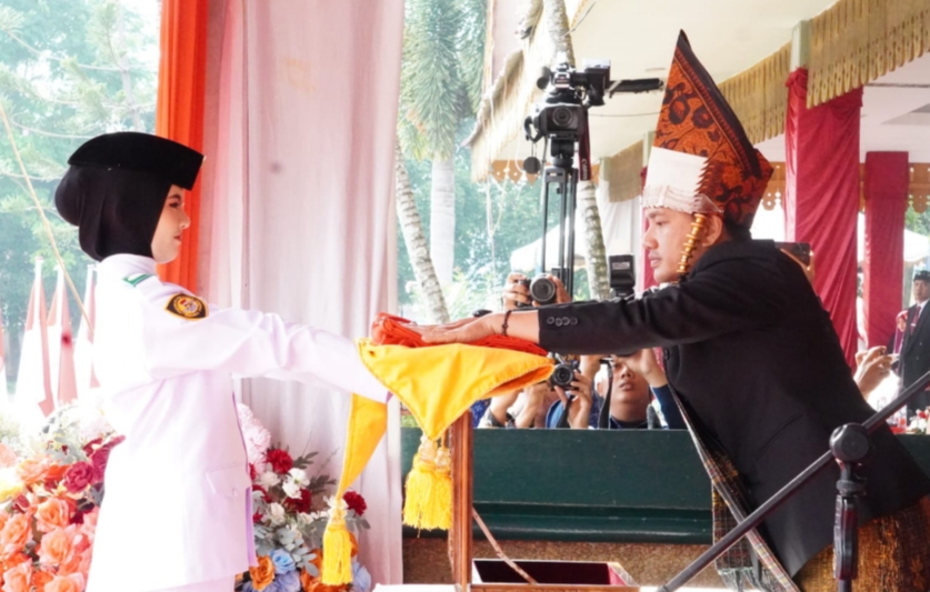 Upacara Peringatan HUT RI ke 80 di Tebing Tinggi Berlangsung Penuh Khidmat