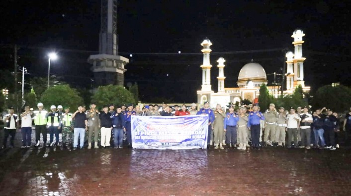 Forkopimda Kabupaten Asahan Gelar Patroli Gabungan Di Kota Kisaran