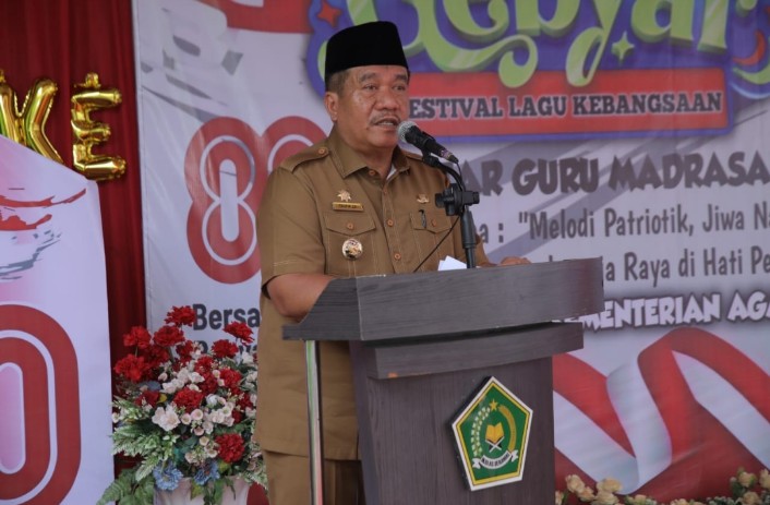 Bupati Asahan Hadiri Gebyar Festival Lagu Kebangsaan Tahun 2025