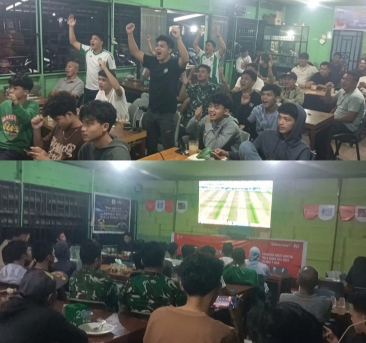 Momentum Piala Dunia 2026, Babinsa Koramil 01/Rengat Jalin Keakraban Bersama Warga Binaan