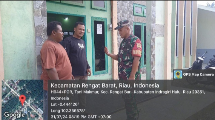 Wujudkan Ketahan Wilayah Dan Kemanunggalan TNI Babinsa Komsos Dengan Masyarakat Desa Binaan.