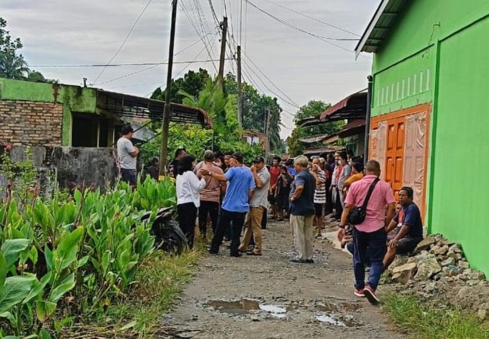 Warga Lestari Kecamatan Kota Kisaran Timur Kabupaten Asahan Dihebohkan Dengan Penemuan Mayat