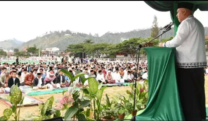 Bupati Shabela Ajak Warga Tingkatkan Jiwa Berkurban