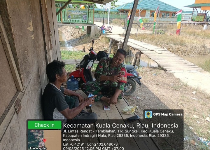 Kegiatan Komsos Dan Silaturahmi di wilayah Desa Binaan Untuk Perkuat TNI Dan Rakyat.