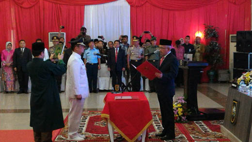 Gubernur Riau Resmi Lantik Syahrial Abdi Sebagai Pj Bupati Kampar