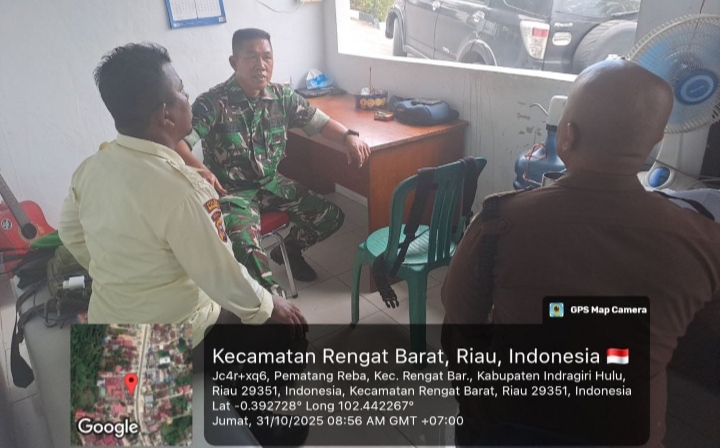 Babinsa Komsos Dengan Mitra Karib Jaga Kemungkinan Terjadi Terhadap Perkembangan Wilayah Desa Binaan