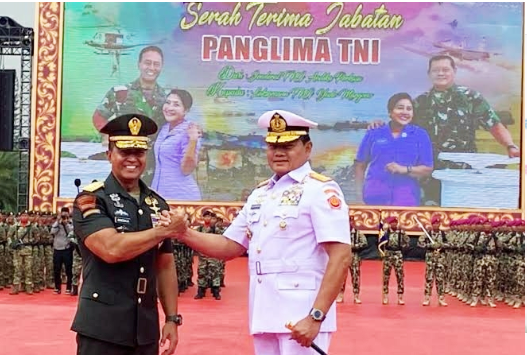 Sertijab Selesai Digelar, Jenderal Andika Resmi Digantikan Laksamana Yudo Jadi Panglima TNI