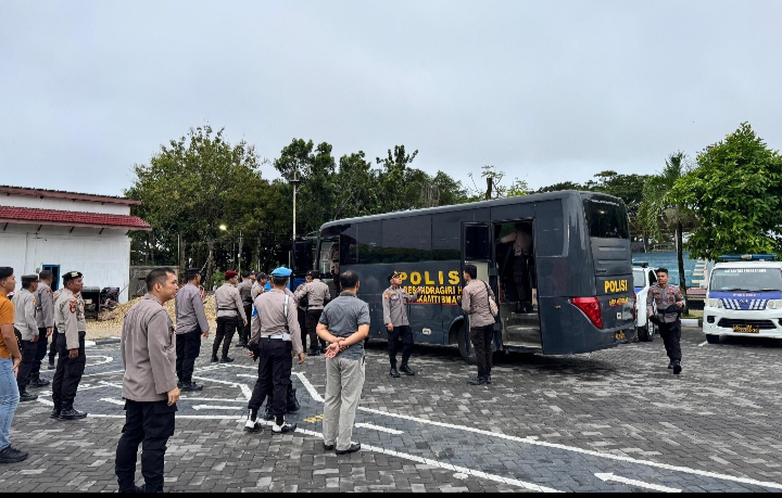 Tim RAGA Polres Inhu Diberangkatkan untuk Pelatihan Guna Atasi Aksi Anarkis Dan Premanisme