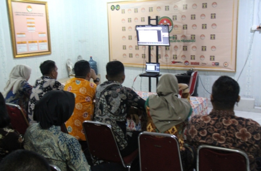 Menyambut HUT Kemerdekaan RI ke-80, Lapas Pekanbaru Ikuti Sosilisasi Pelaksanaan Usulan Remisi