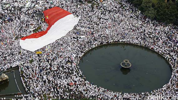 Pedemo 4 November, 1 Orang Meninggal karena Asma