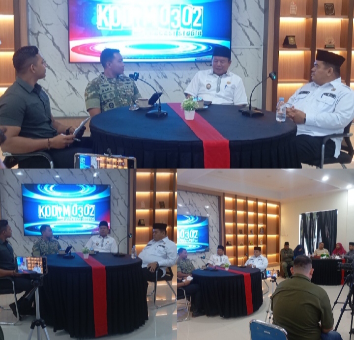 Podcast Bahas Pencapaian Program Teritorial Kodim 0302/Inhu-Kuansing