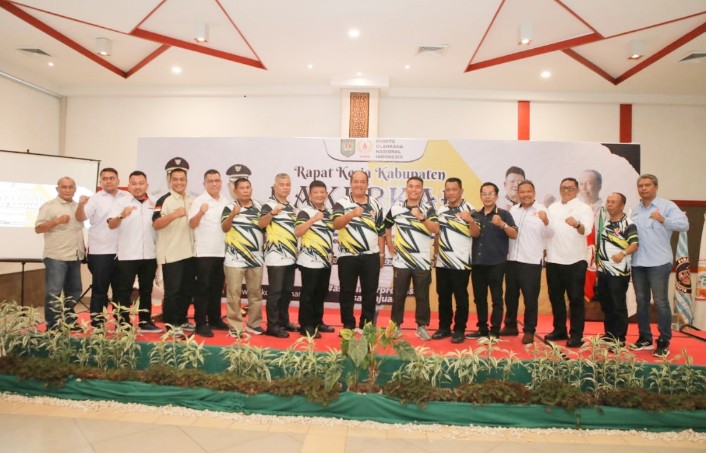 Bupati Asahan Hadiri Raker KONI Asahan 2025 Di Parapat