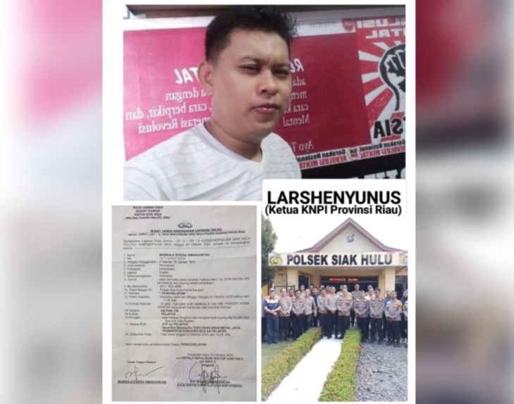 Kasus Penggelapan di Wilayah Hukum Polsek Siak Hulu Jadi Atensi Bersama, Ketua KNPI Riau Bilang Kapolseknya Polisi Jujur