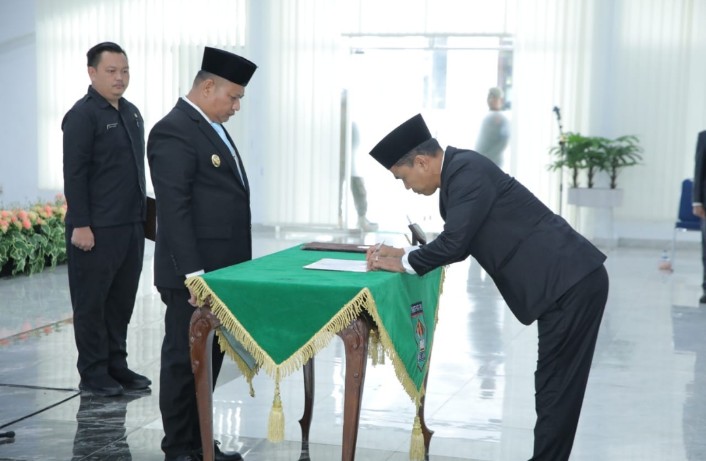 Wakil Bupati Asahan Lantik Kepala Pelaksana BPBD Asahan