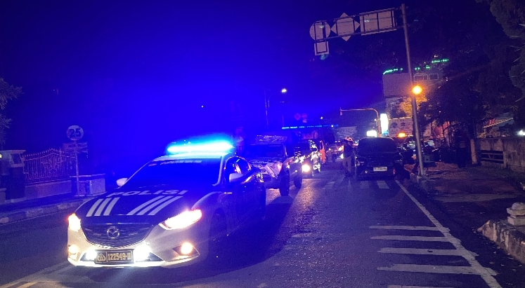 Kegiatan Berjalan Aman, Polres Tebing Tinggi Kawal Pawai Malam Takbiran Idul Adha 1446 H