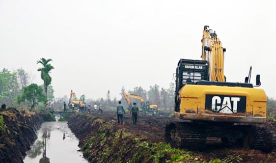 Antisipasi Karhutla, BPBD Meranti Gesa Pembangunan 30 Embung