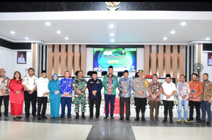 Dandim 0302/Inhu Diwakili Pasi Log Hadiri Forum Konsultasi Publik RKPD Kabupaten Inhu Tahun 2027