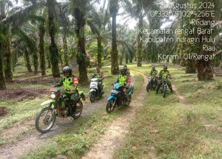 Sanksi Pidana Akan Dijatuhkan Bagi Lakukan Pembakaran Kata Babinsa Koramil 01/Rengat Kodim 0302/Inhu Dalam Sosialisasi Karhutla.