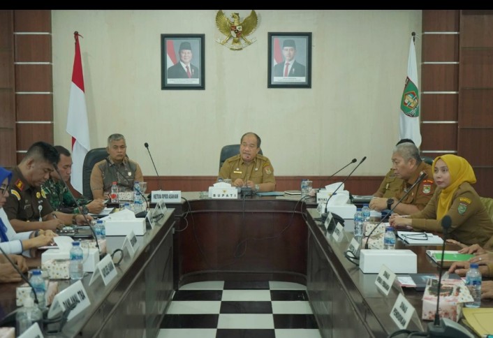Bupati Asahan Pimpin Rapat Forkopimda