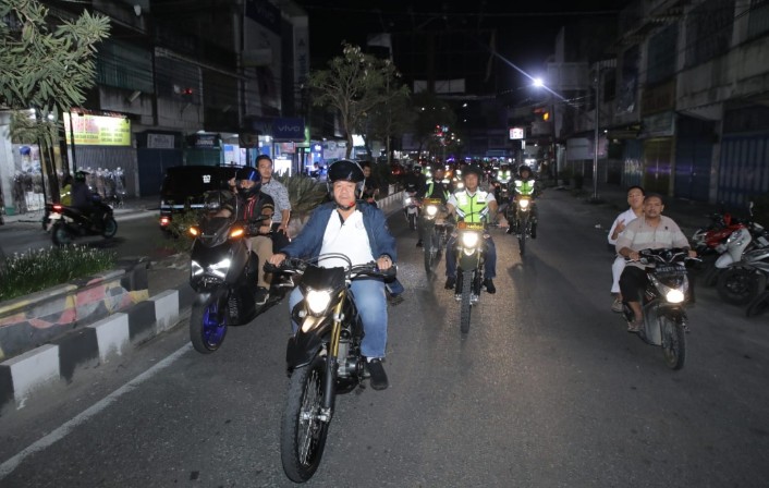 Bupati Asahan Pimpin Patroli Gabungan Malam