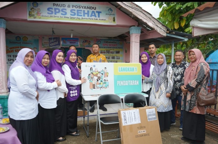 Bunda PAUD Sekaligus Ketua TP Posyandu Kabupaten Asahan Gelar Kunjungan Kerja Ke PAUD Dan Posyandu