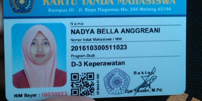 Kisah tragis penemuan mayat calon mahasiswi UMM Nadya Bella