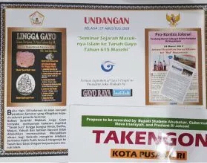 Sejarah Masuknya Islam Ke Tanah Gayo Akan Diseminarkan