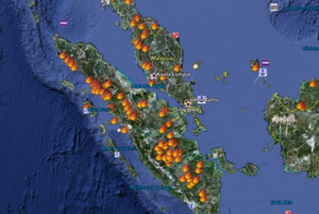 Pagi Ini 9 Titik Panas Muncul di Riau