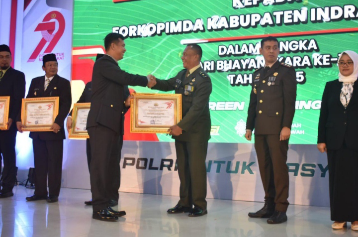 Peringatan Hari Bhayangkara Ke- 79 Tahun 2025 Kodim 0302/Inhu Juga Hadiri Acara Syukuran