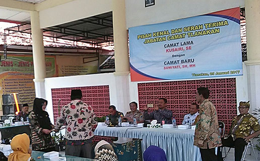 Sertijab Di Kecamatan Tlanakan Semarak