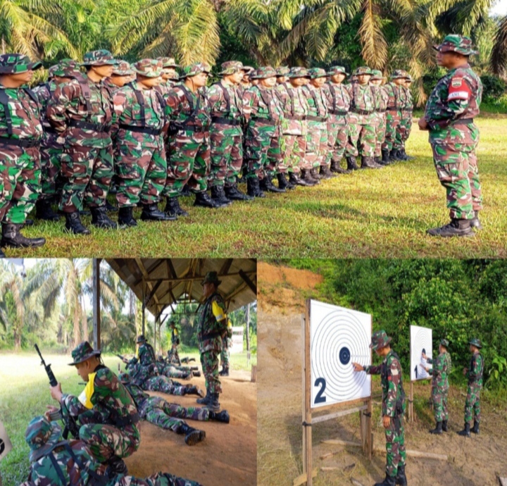 Tingkatkan Kemampuan Prajarurit, Kodim 0302/Inhu Latihan Latbak Prajurit.