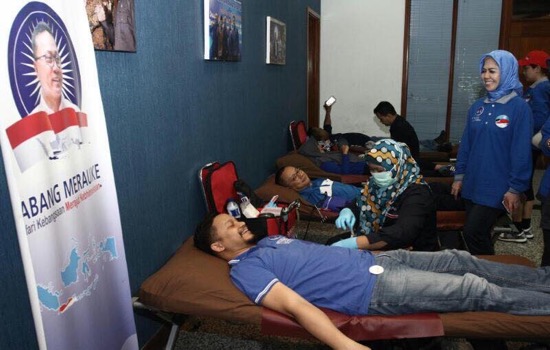 Antisipasi DBD, DPP PAN Lakukan Donor Darah