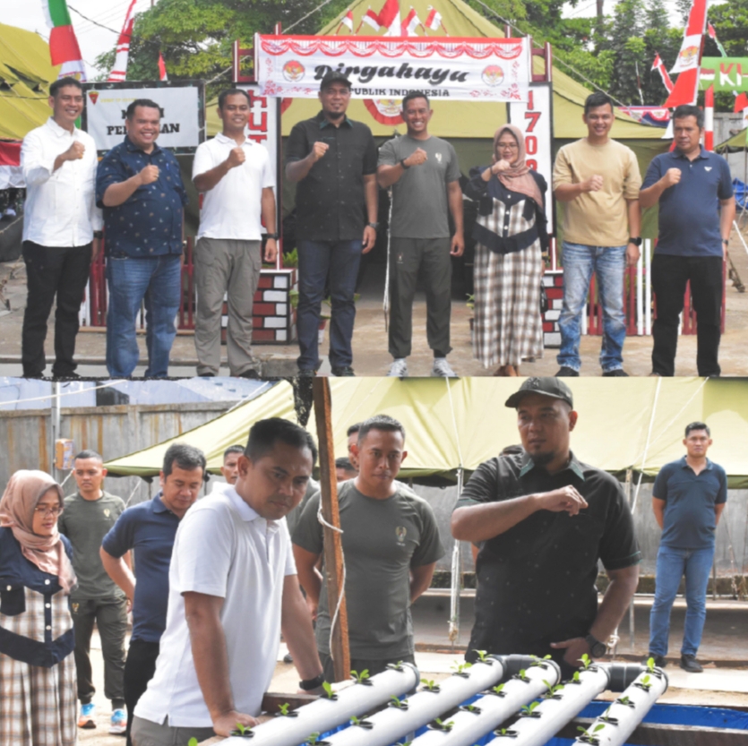 Dandim 0302/Inhu Coffe Morning Bersama Forkopimda dan Batalyon Yonif TP 850/SC Inhu