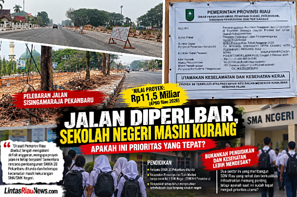 Jalan Sisingamangaraja Diperlebar, Apakah Pemprov Riau Sudah Tepat Menentukan Prioritas?