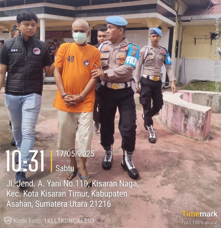 Polres Asahan Berhasil Amankan Kurir Sabu Warga Aceh