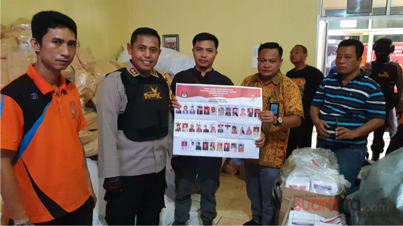 Kapolres Lubuklinggau Pastikan Surat Suara Dalam Keadaan Baik