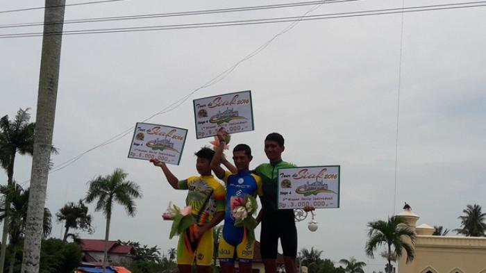 Etape Terakhir Tour de Siak, Pebalap Indonesia Juara Satu, Dua dan Tiga