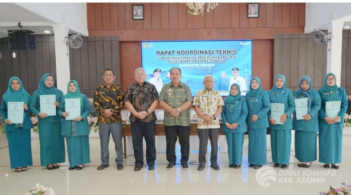 Bupati Asahan Buka Rapat Koordinasi TP. PKK Kabupaten Asahan Bulan Januari 2025