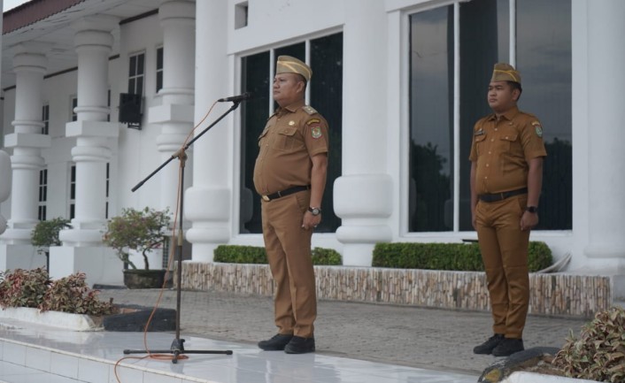 Wakil Bupati Asahan Pimpin Apel Gabungan Awal Bulan Oktober 2025
