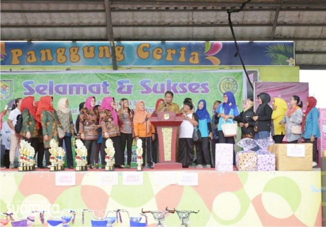 Pelepasan Anak didik TK dan Perlombaan Kreativiras Siswa Sambut Hari Anak Nasional Tahun 2019