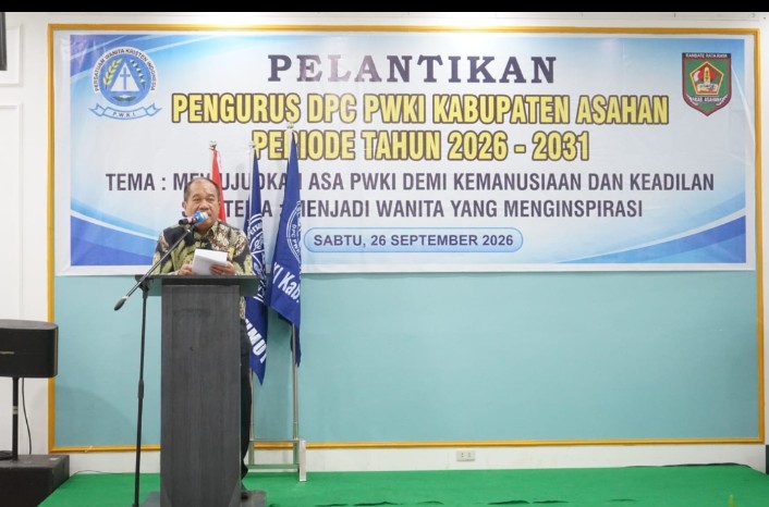 Bupati Asahan Hadiri Pelantikan Pengurus DPC PWKI Kabupaten Asahan Periode 2026-2031