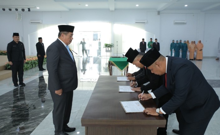 Bupati Asahan Lantik 3 Jabatan Pimpinan Tinggi Pratama