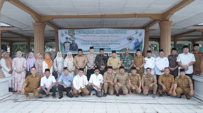 Kecamatan Kota Kisaran Timur Dan Kecamatan Kota Kisaran Barat Gelar Pengajian Akbar